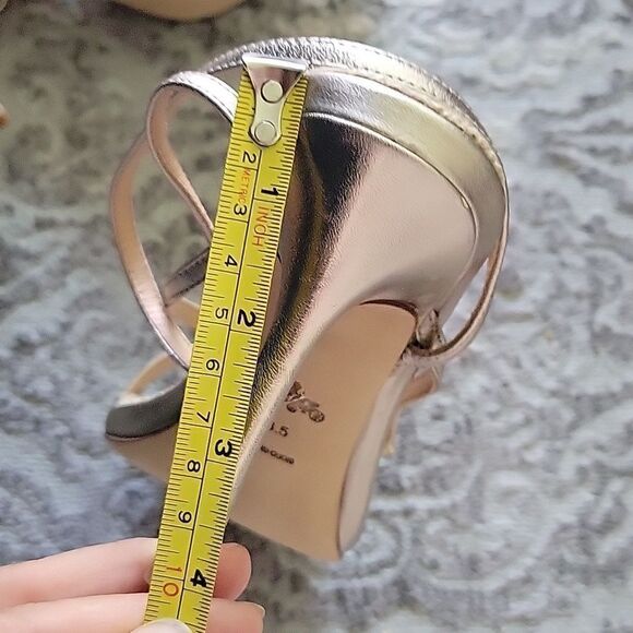 Coach metallic sandals heels - Picture 7 of 7